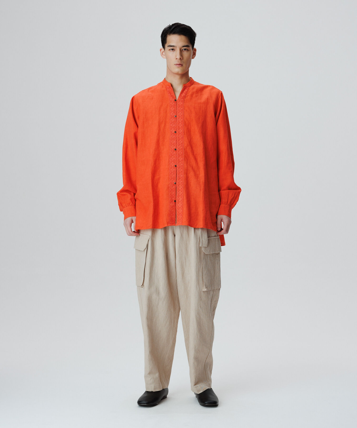ADAM ET ROPE'「【別注】《ne Quittez pas / ヌキテパ》OVER SIZE Caftan SHIRT」|シャツ・ブラウス|