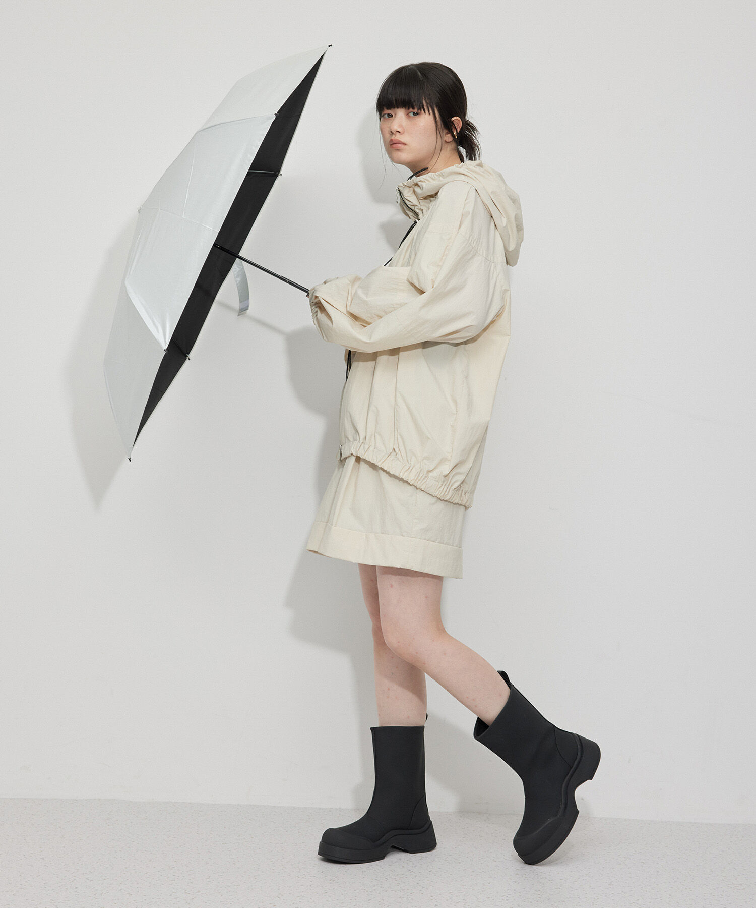 ADAM ET ROPE'「晴雨兼用ボリュームソールミドル丈ブーツ」|その他|