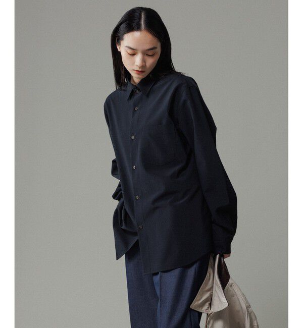 ADAM ET ROPE'「【NIKKE】レギュラーカラー シャツ / ウォッシャブル」|シャツ・ブラウス|