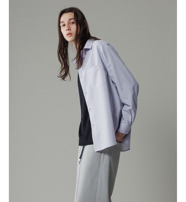 ADAM ET ROPE'「【NIKKE】レギュラーカラー シャツ / ウォッシャブル」|シャツ・ブラウス|