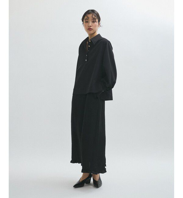 ADAM ET ROPE'「【サステナブル】スキッパーシャツ」|シャツ・ブラウス|