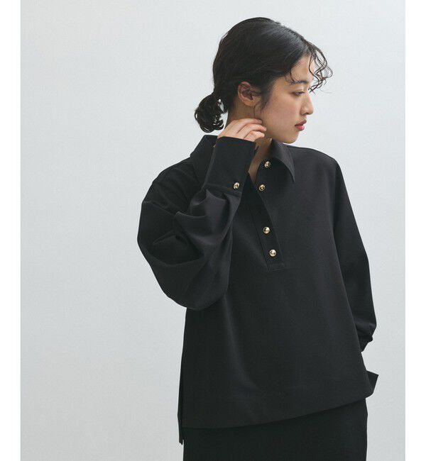 ADAM ET ROPE'「【サステナブル】スキッパーシャツ」|シャツ・ブラウス|