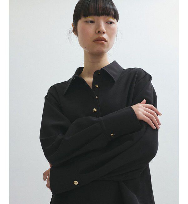 ADAM ET ROPE'「【サステナブル】スキッパーシャツ」|シャツ・ブラウス|