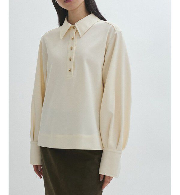 ADAM ET ROPE'「【サステナブル】スキッパーシャツ」|シャツ・ブラウス|