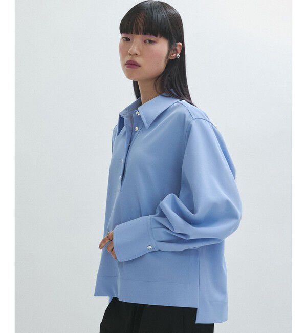 ADAM ET ROPE'「【サステナブル】スキッパーシャツ」|シャツ・ブラウス|