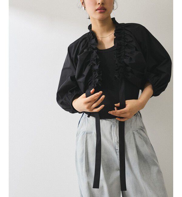 ADAM ET ROPE'「【サステナブル】ブラウスセットタンクトップ」|シャツ・ブラウス|