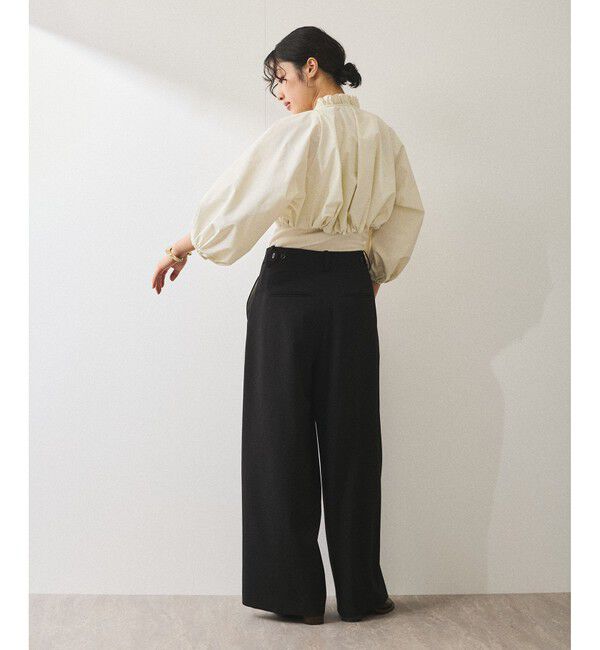 ADAM ET ROPE'「【サステナブル】ブラウスセットタンクトップ」|シャツ・ブラウス|