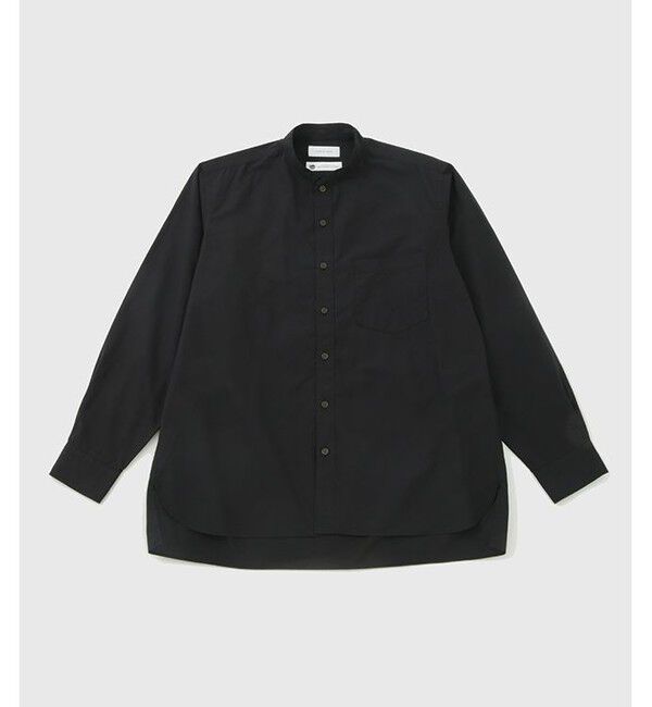 ADAM ET ROPE'「【Sea Island Cotton】バンドカラー シャツ」|シャツ・ブラウス|