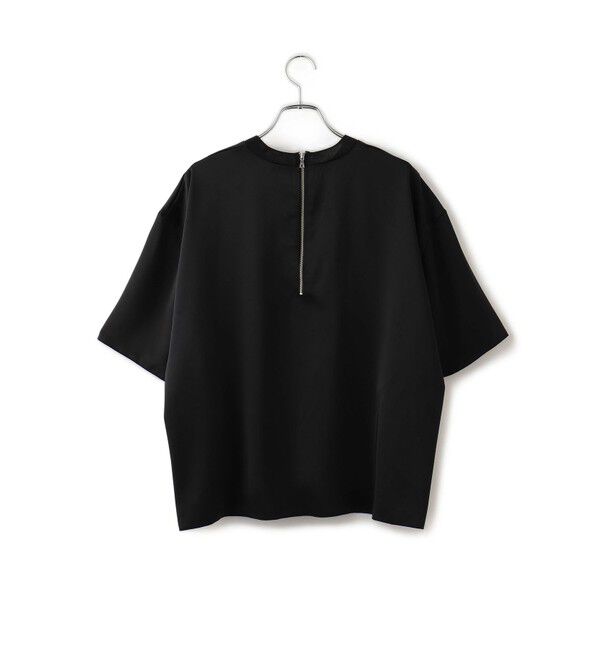 ADAM ET ROPE'「【サステナブル】サテンTブラウス」|シャツ・ブラウス|