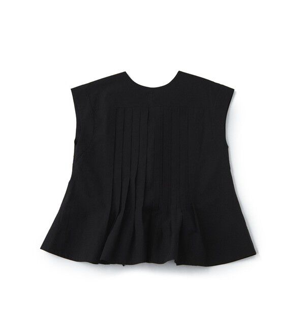 ADAM ET ROPE'「【サステナブル】タックフレアジレブラウス」|シャツ・ブラウス|