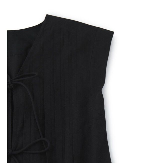 ADAM ET ROPE'「【サステナブル】タックフレアジレブラウス」|シャツ・ブラウス|