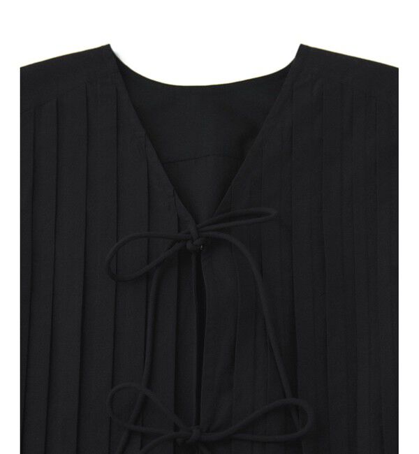 ADAM ET ROPE'「【サステナブル】タックフレアジレブラウス」|シャツ・ブラウス|