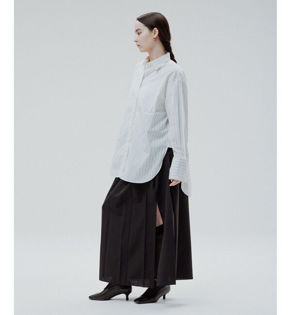 ADAM ET ROPE'「【EMOELLE】オーバーサイズシャツ」|シャツ・ブラウス|