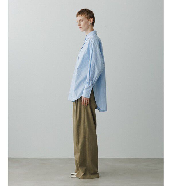 ADAM ET ROPE'「【EMOELLE】オーバーサイズシャツ」|シャツ・ブラウス|