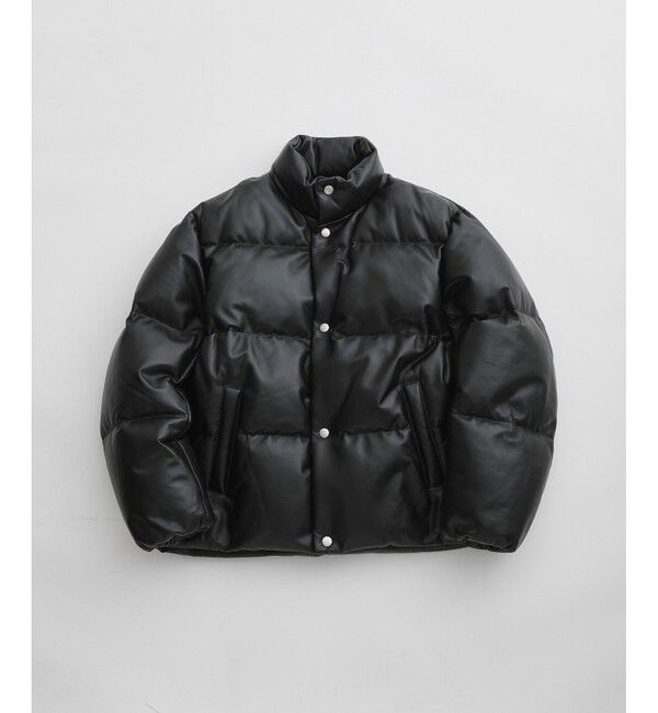 ADAM ET ROPE'「《別注》【AVIREX for ADAM ET ROPE'】レザーダウンジャケット」|ダウン|