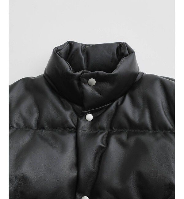 ADAM ET ROPE'「《別注》【AVIREX for ADAM ET ROPE'】レザーダウンジャケット」|ダウン|