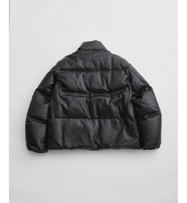 ADAM ET ROPE'「《別注》【AVIREX for ADAM ET ROPE'】レザーダウンジャケット」|ダウン|