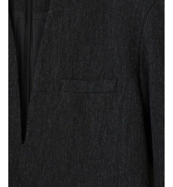 ADAM ET ROPE'「【EMOELLE】ウールコットンジャケットライクブラウス」|シャツ・ブラウス|