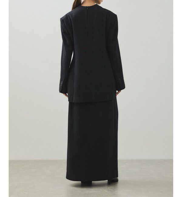 ADAM ET ROPE'「【EMOELLE】ウールコットンジャケットライクブラウス」|シャツ・ブラウス|