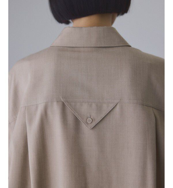 ADAM ET ROPE'「ダブルポケットウールシャツ」|シャツ・ブラウス|