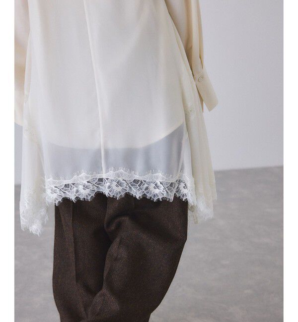 ADAM ET ROPE'「ヘムレースシアージレ」|シャツ・ブラウス|