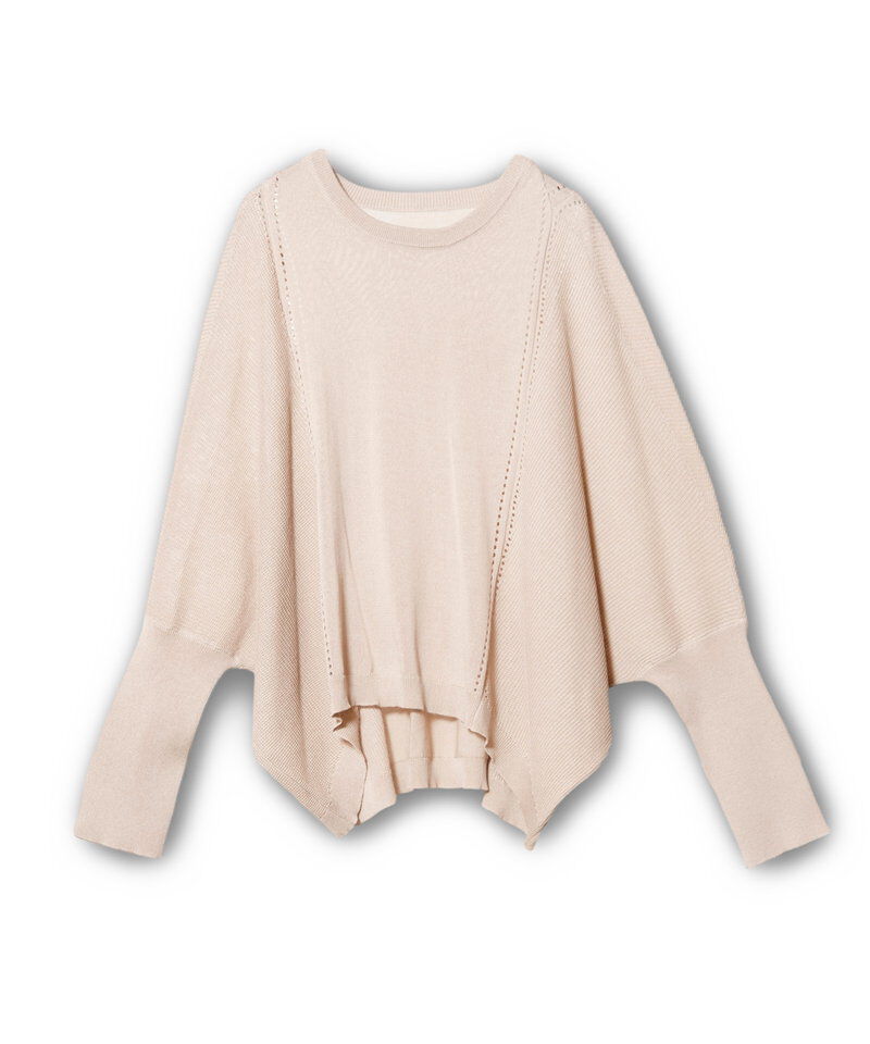  「切替ドルマンニットプルオーバー」|ニット・セーター|