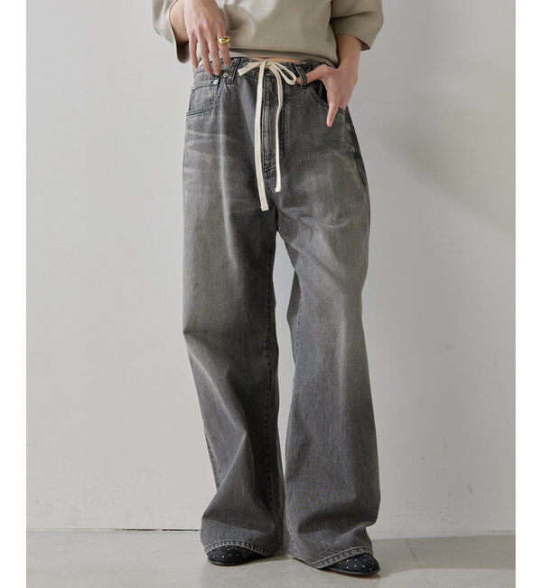  「ドロストデニムパンツ」|チノ|