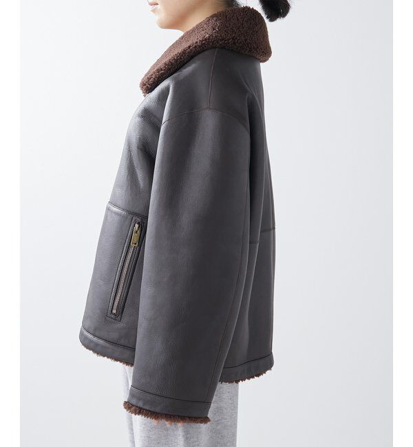 GEMINI「【GEMINI】ムートンブルゾンコート」|ブルゾン・スタジャン|