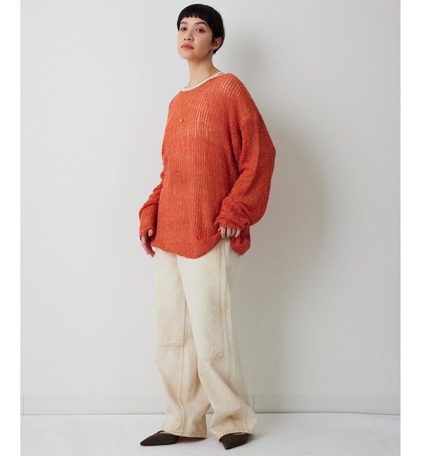 THE PAUSE「【THE PAUSE】メッシュプルオーバー」|ニット・セーター|