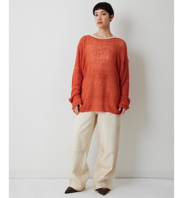 THE PAUSE「【THE PAUSE】メッシュプルオーバー」|ニット・セーター|