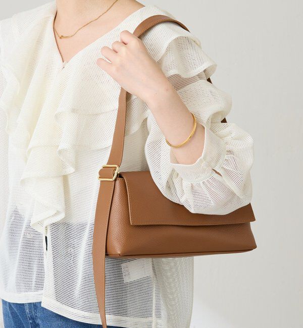  「【牛革/２WAY/500mlペットボトル収納可】シュリンクリンショルダーバッグ」|ショルダー・メッセンジャー|