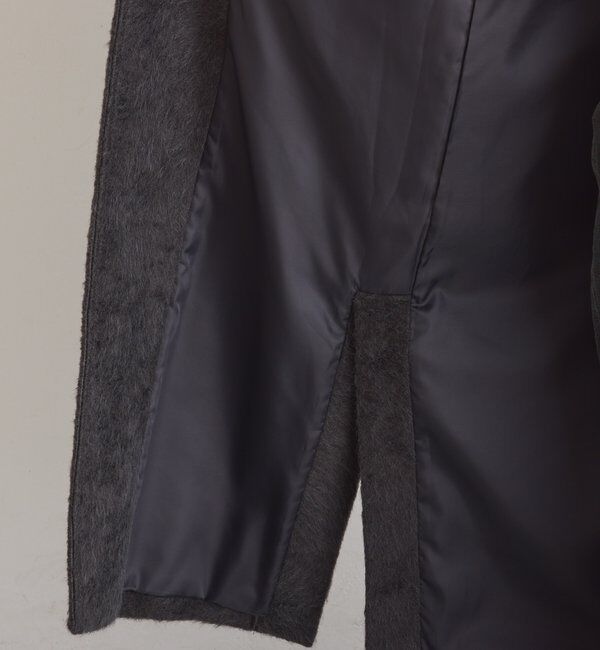  「【着映えコート/ウール混】シャギーロングコート」|その他|