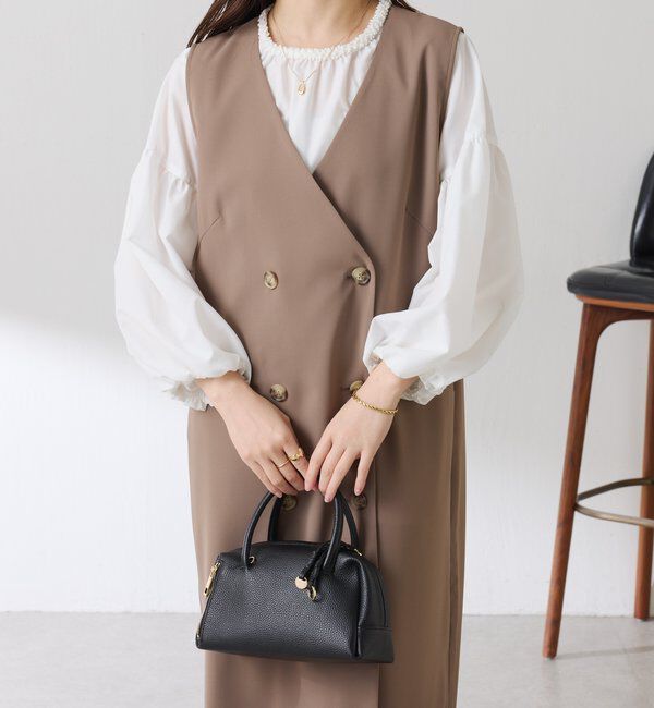  「フロントボタンジャンパースカート」|ワンピース|