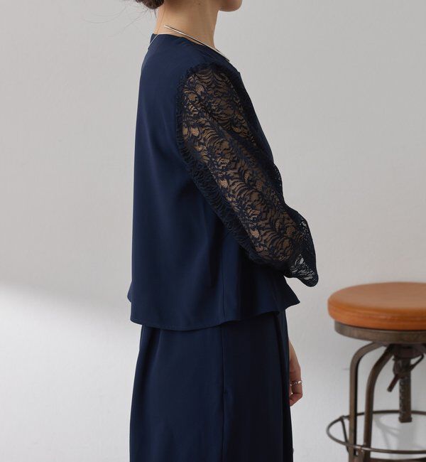  「【オケージョン】バックサテンジョーゼットールインワン」|ワンピース|