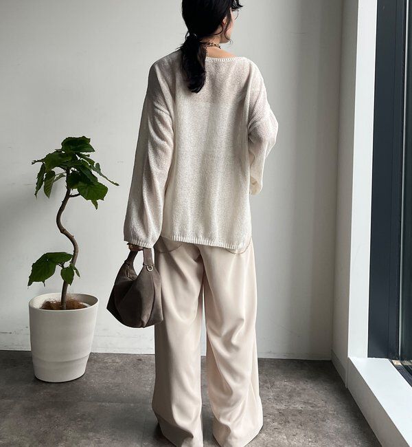  「【累計販売数3万枚突破/23色4サイズ展開！】タックワイドパンツ」|チノ|