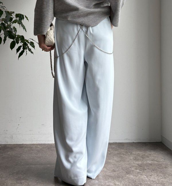  「【累計販売数3万枚突破/23色4サイズ展開！】タックワイドパンツ」|チノ|