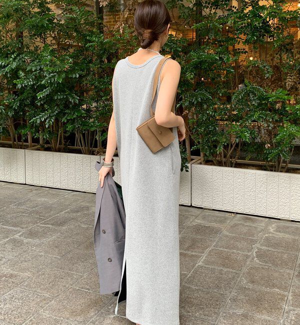  「【全骨格細見え】ブークレーダンボールタンクワンピース」|ワンピース|