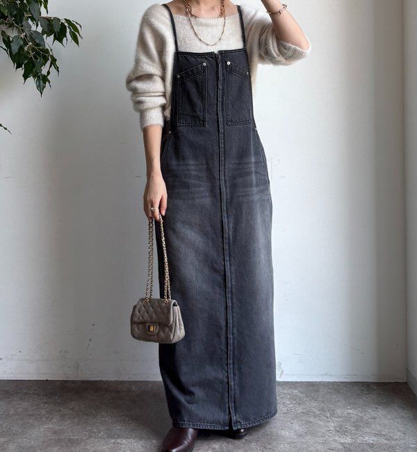  「デニムキャミジャンスカ」|ワンピース|