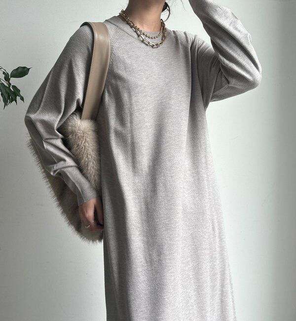  「【WEB限定】フェザーヤーンニットベスト＋ニットワンピースセット」|スーツ|