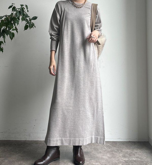  「【WEB限定】フェザーヤーンニットベスト＋ニットワンピースセット」|スーツ|