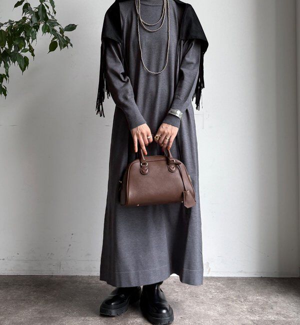  「【WEB限定】フェザーヤーンニットベスト＋ニットワンピースセット」|スーツ|