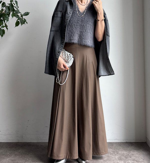  「【WEB限定】フェザーヤーンニットベスト＋ニットワンピースセット」|スーツ|