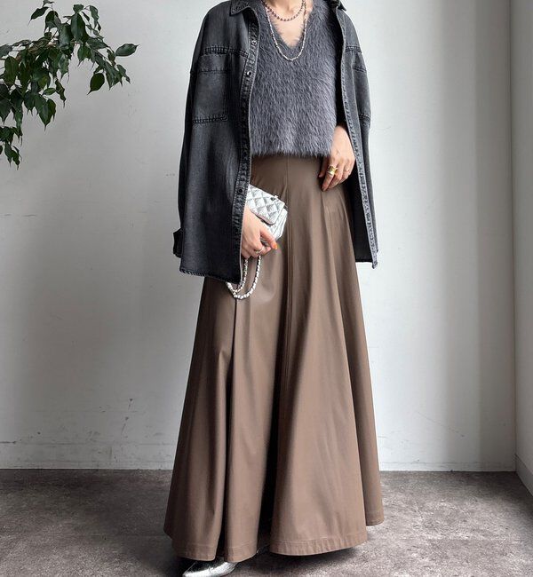  「【WEB限定】フェザーヤーンニットベスト＋ニットワンピースセット」|スーツ|