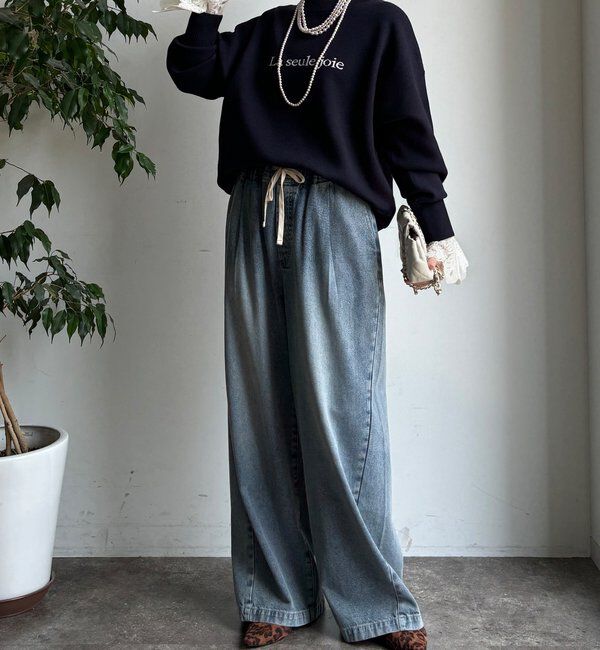  「【WEB限定】ロゴニット」|ニット・セーター|