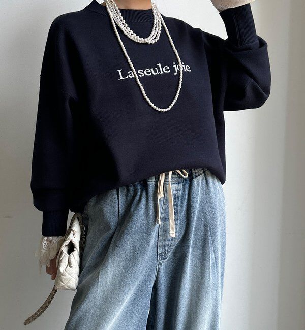  「【WEB限定】ロゴニット」|ニット・セーター|