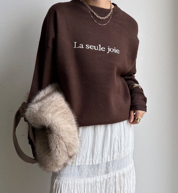  「【WEB限定】ロゴニット」|ニット・セーター|