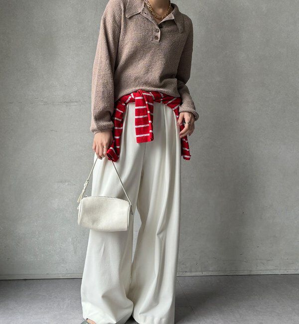  「【WEB限定】ブークレーポロニット」|ニット・セーター|