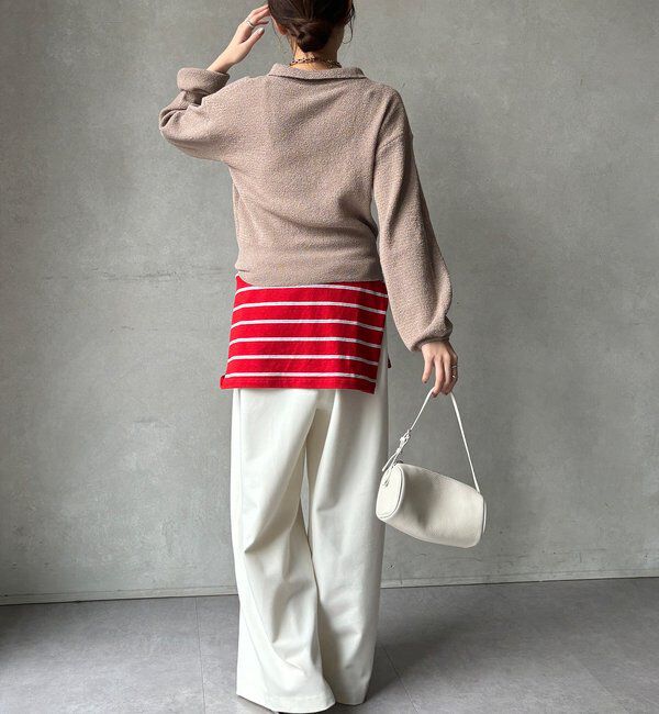  「【WEB限定】ブークレーポロニット」|ニット・セーター|