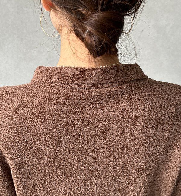  「【WEB限定】ブークレーポロニット」|ニット・セーター|