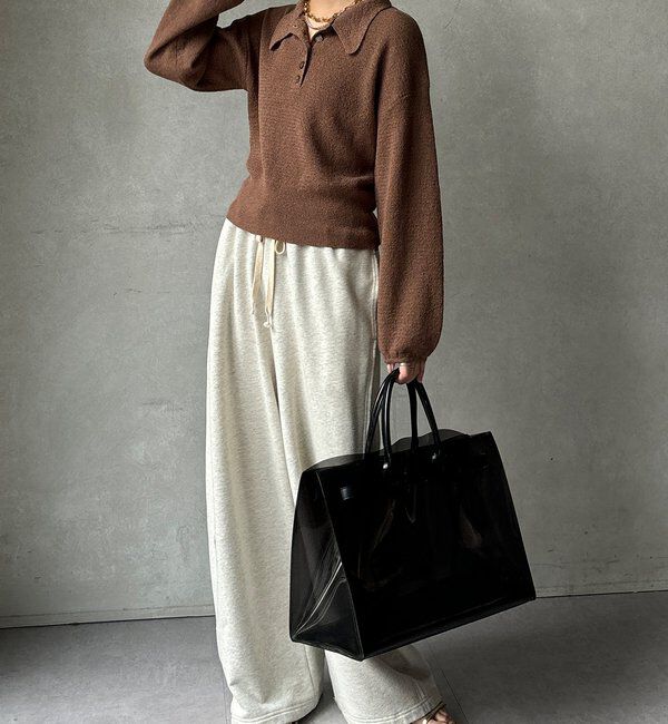  「【WEB限定】ブークレーポロニット」|ニット・セーター|